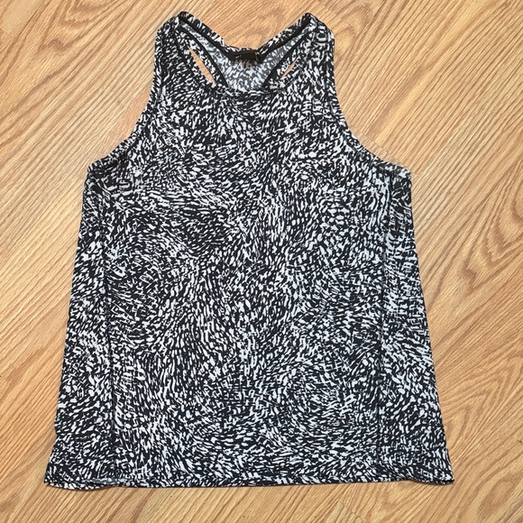 Athleta Tops - Athleta Black and White Patterned Tank Top